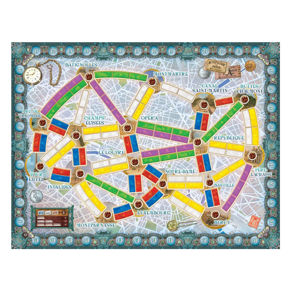 Ticket de jeu pour monter Paris