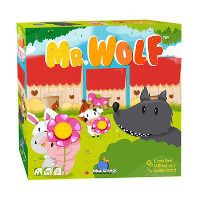 Geronimo games jeu de société bleu orange Mr. Wolf