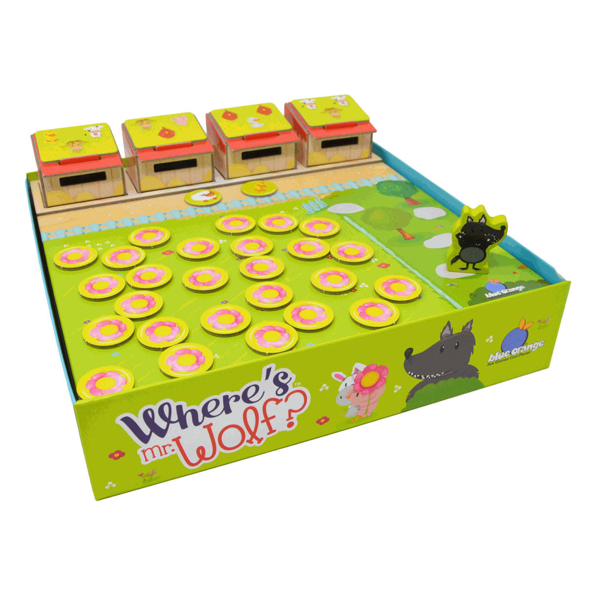 Geronimo games jeu de société bleu orange Mr. Wolf