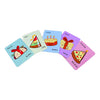 Geronimo jeux bleu orange jeu de cartes taco chapeau gâteau cadeau pizza