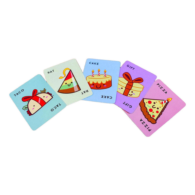 Geronimo jeux bleu orange jeu de cartes taco chapeau gâteau cadeau pizza