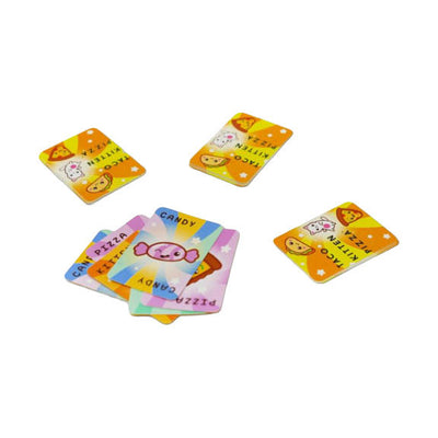 Geronimo games jeu de cartes bleu orange taco chaton pizza
