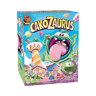 Geronimo games cakozaurus - - bleu orange - jeu de société - jeu enfant - à partir de 6 ans - de 2 à 4 joueurs