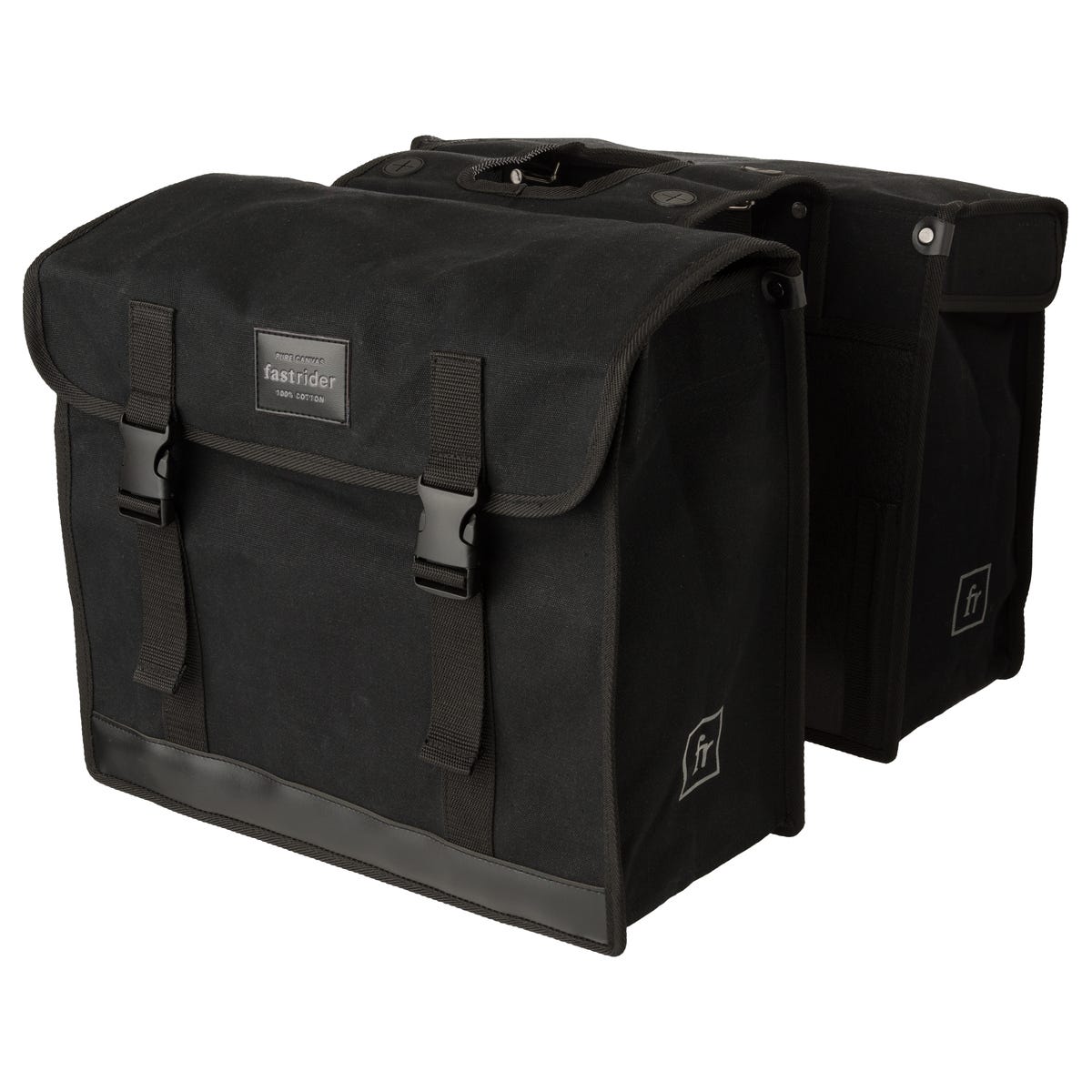 Sacoche de vélo double Fastrider en toile 47l basics