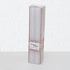 Boltze home bougie de dîner melia 4 pièces blanc h 20
