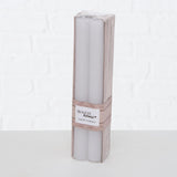 Boltze home bougie de dîner melia 4 pièces blanc h 20 - afbeelding 1