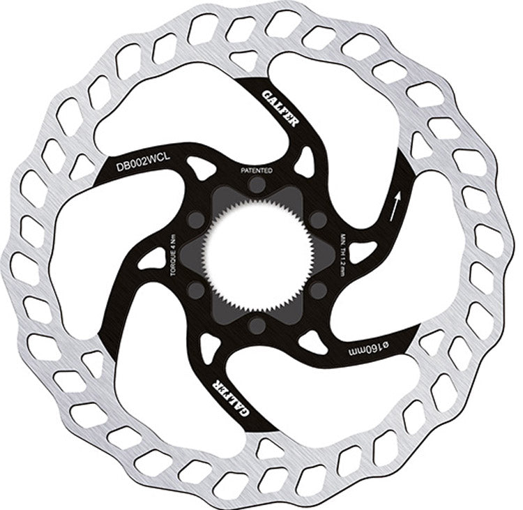 Disque à disque fixe Galfer bike wave® pour vtt
