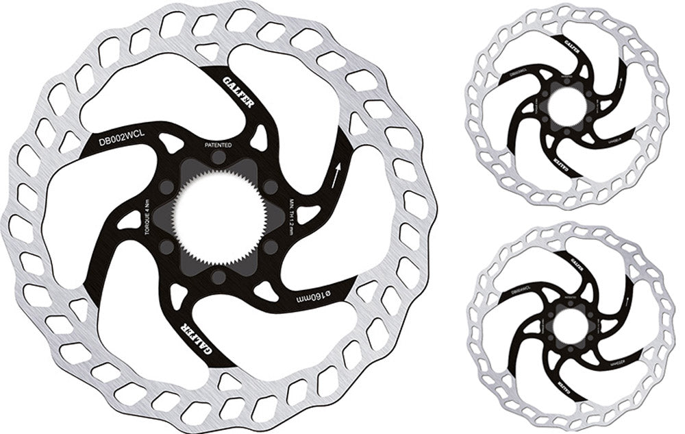 Disque à disque fixe Galfer bike wave® pour vtt