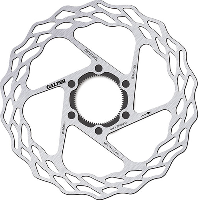 Disque de route fixe Galfer Bike Wave® Centerlock