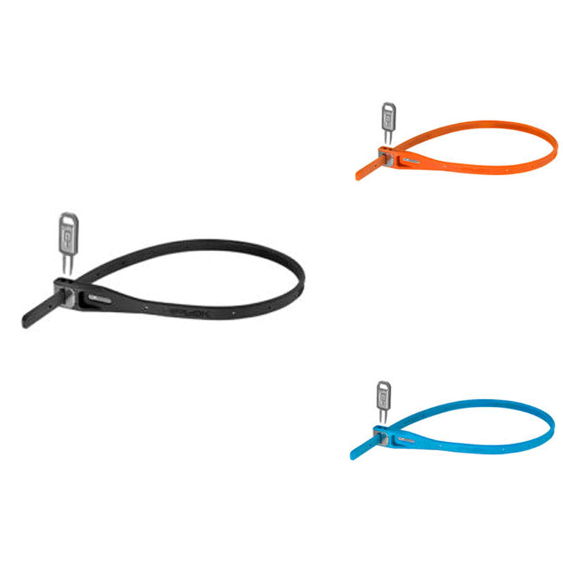 Câble Antivol Hiplok Z-Lok 42cm Avec Clé Noir