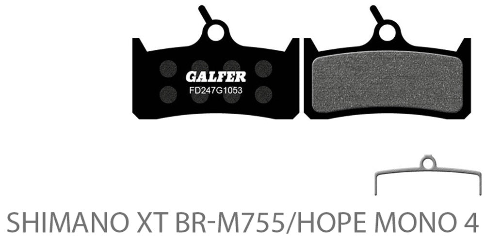 Plaquettes de disque standard pour vélo Galfer pour Shimano