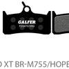 Plaquettes de disque standard pour vélo Galfer pour Shimano