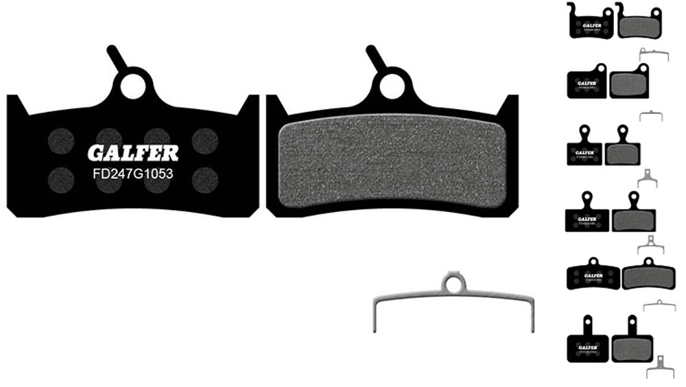 Plaquettes de disque standard pour vélo Galfer pour Shimano