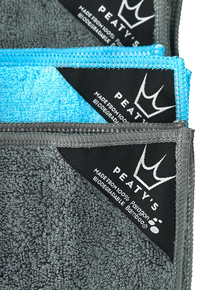 Chiffons de nettoyage pour vélo en bambou Peaty's