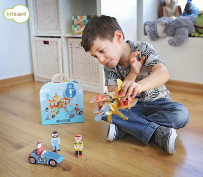 Chrome 3D Play Set Construction Les véhicules et jouez avec lui