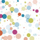Duni serviettes festives bulles multi 24 x 24 cm