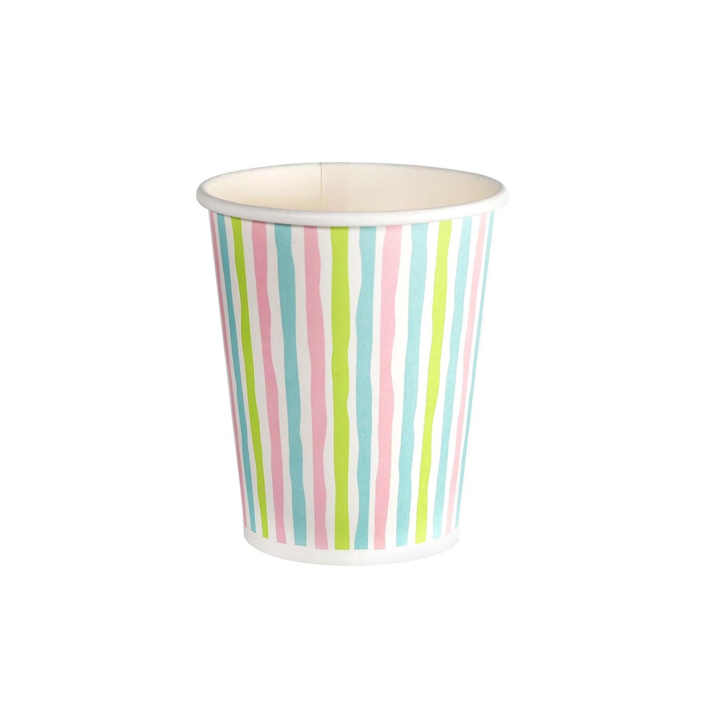 Tasses rayures multi 24 cl 10 pièces