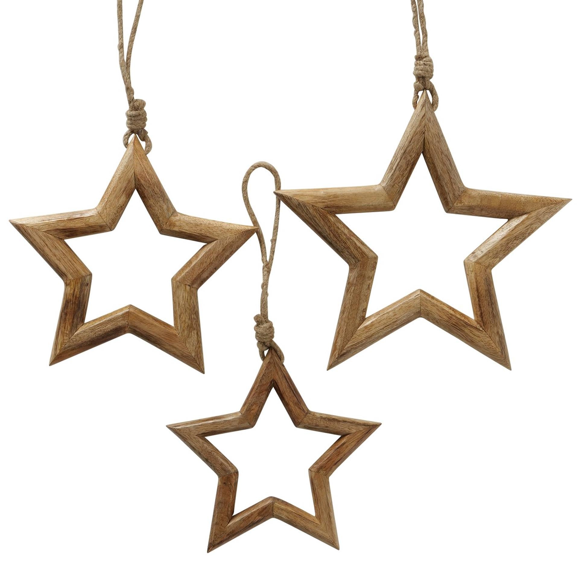 Boltze pendentif décoration d'intérieur étoile 3 pièces