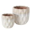 Boltze home pot de fleur malia set a 2