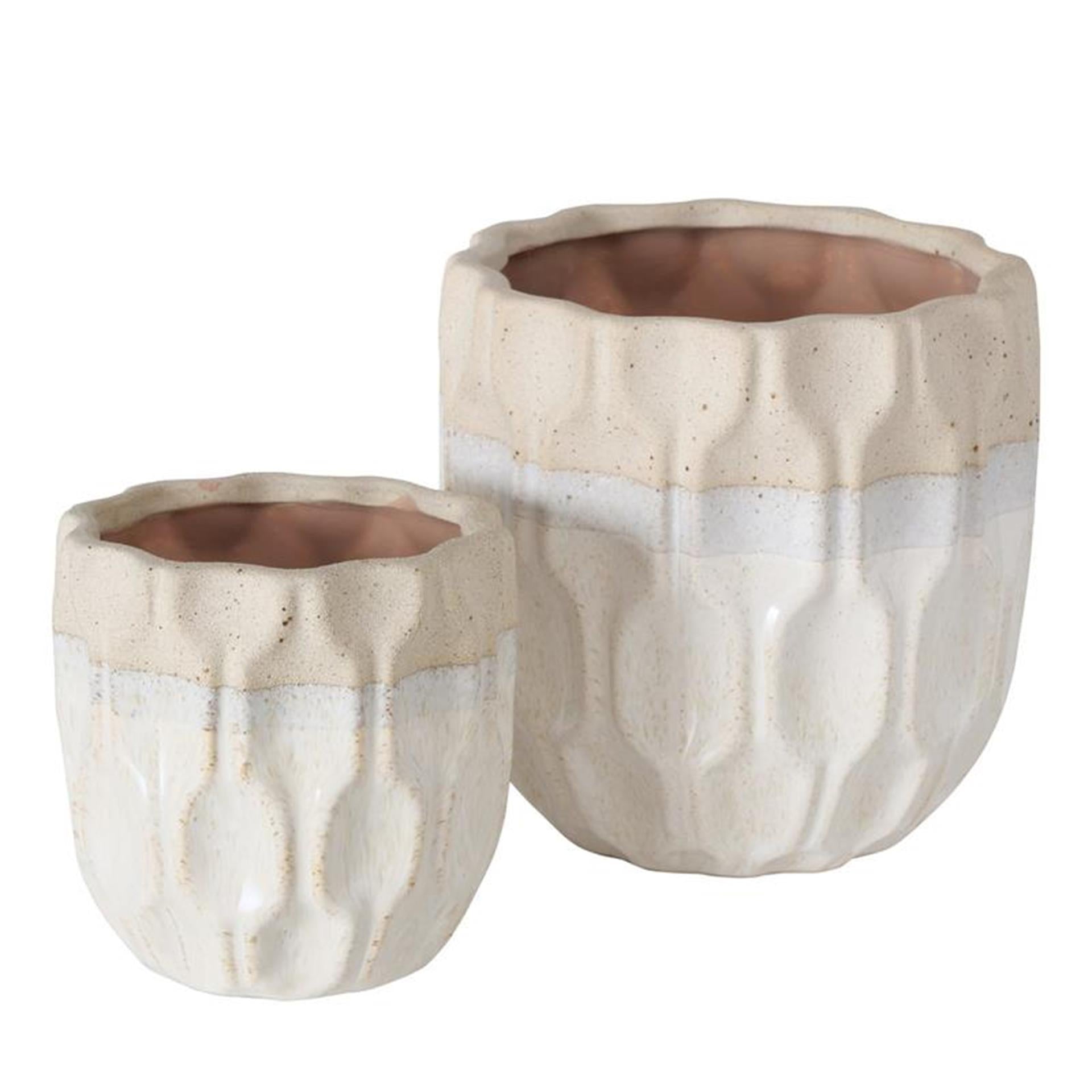 Boltze home pot de fleur malia set a 2