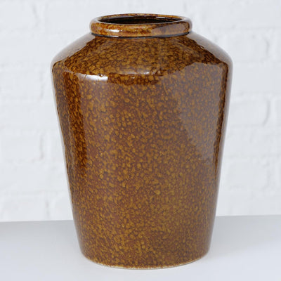 Boltze home vase sandra h21cm céramique marron