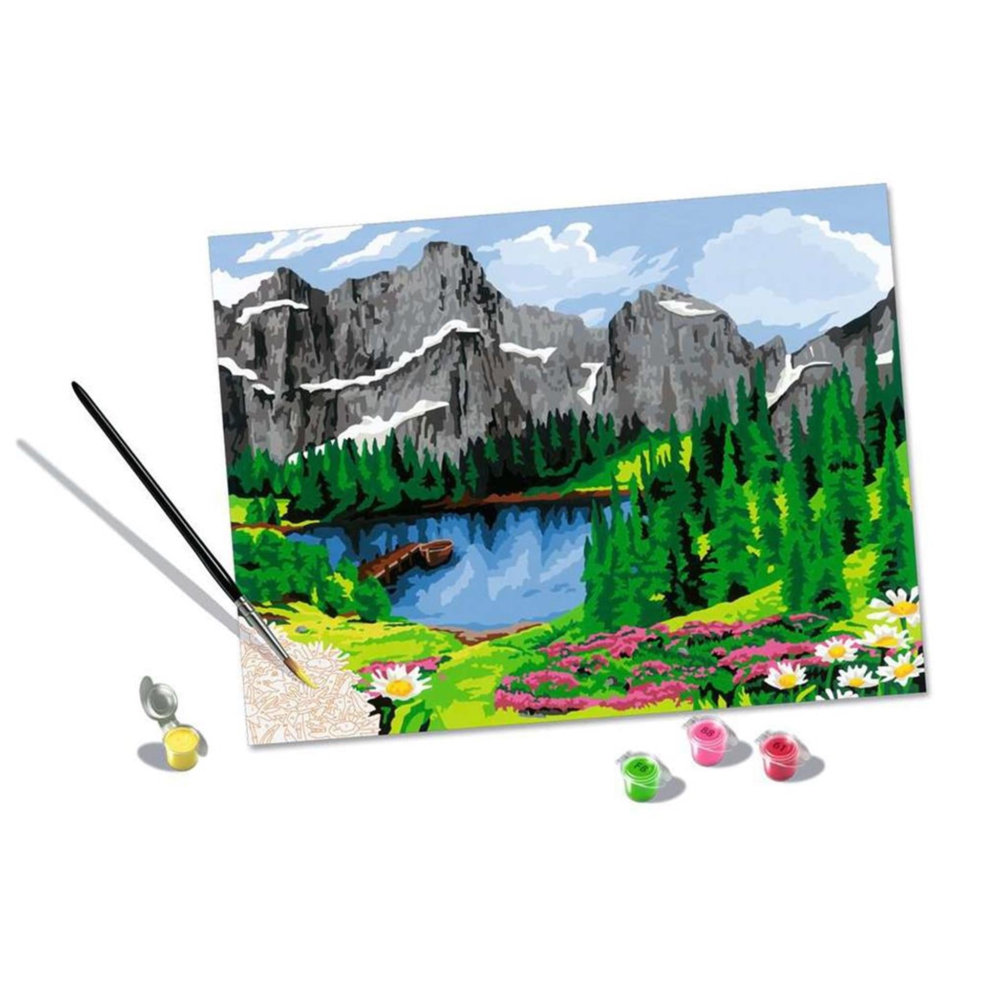 Ravensburger Creart peinture sur Number Mountain View