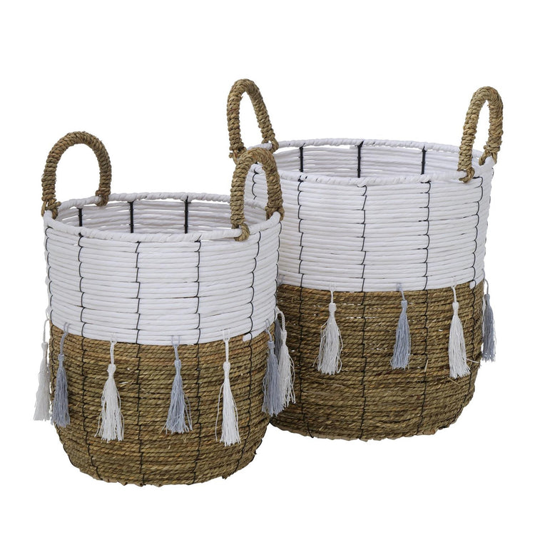 Boltze home panier raola set a 2pcs ø26xh28 ø30xh31cm