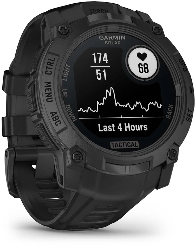 Garmin instinct® 3 solar 50mm édition tactique - Montre intelligente multisport GPS