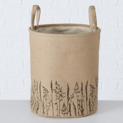Boltze home panier ensemble jute 3 pièces