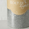 Boltze home bougie pilier mariza ø7xh13cm, gris