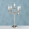 Bougeoir Boltze home argent 27x38cm