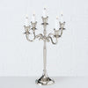 Bougeoir Boltze home argent 27x38cm