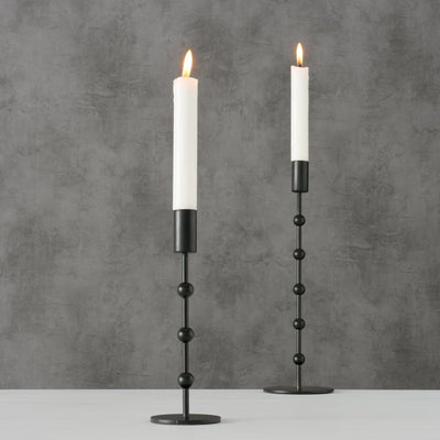 Boltze home chandelier métal noir 2 pcs. h20-30cm