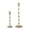 Boltze home bougeoir ensemble kimberly 2 pièces or