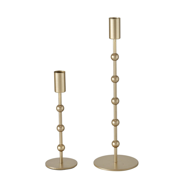 Boltze home bougeoir ensemble kimberly 2 pièces or
