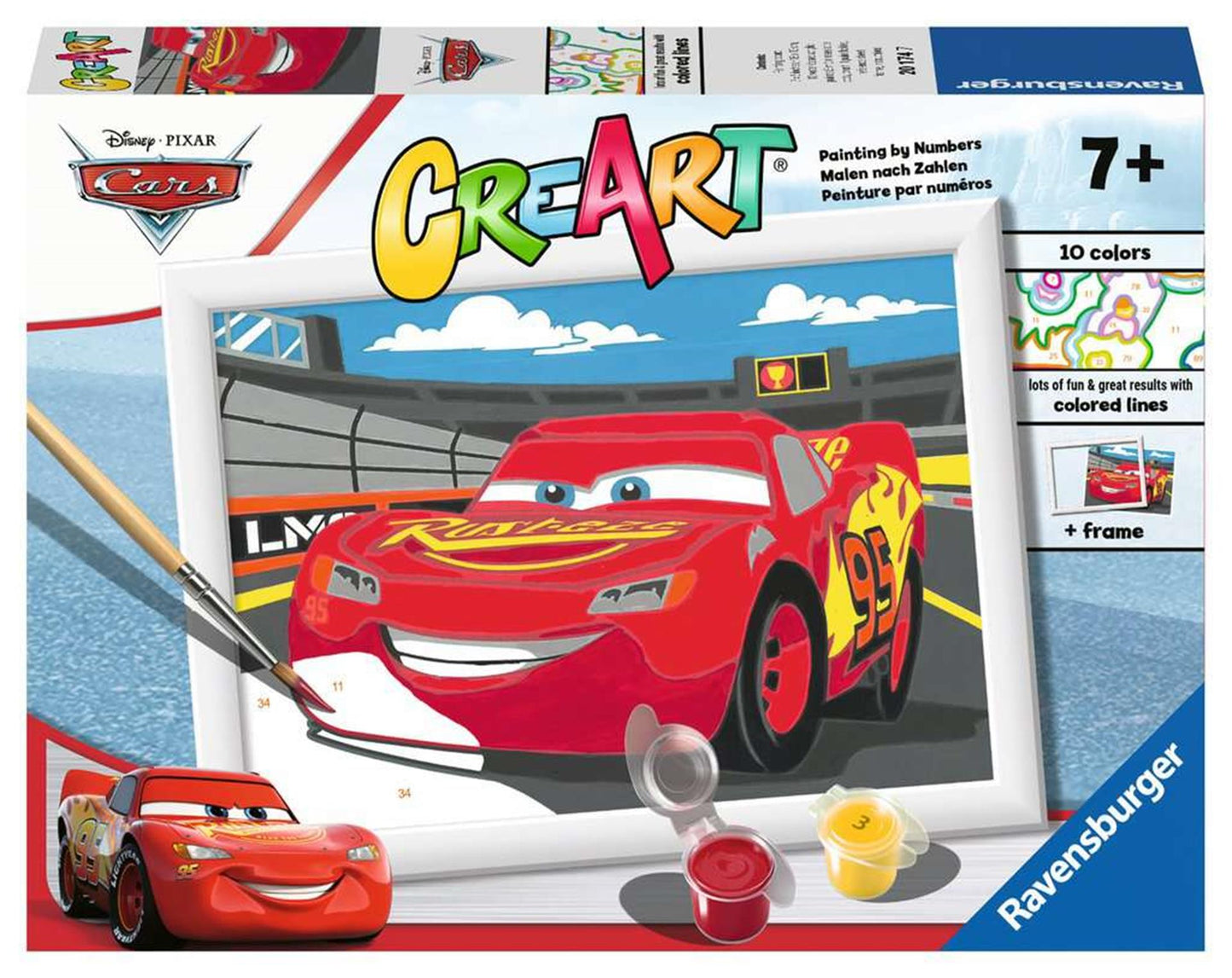 Ravensburger Creart Painting by Number Disney Lightning McQueen