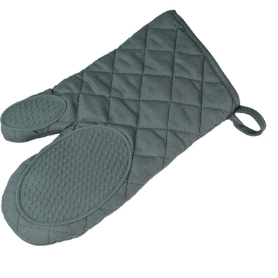 Gant de cuisine Wicotex avec grip en silicone gris