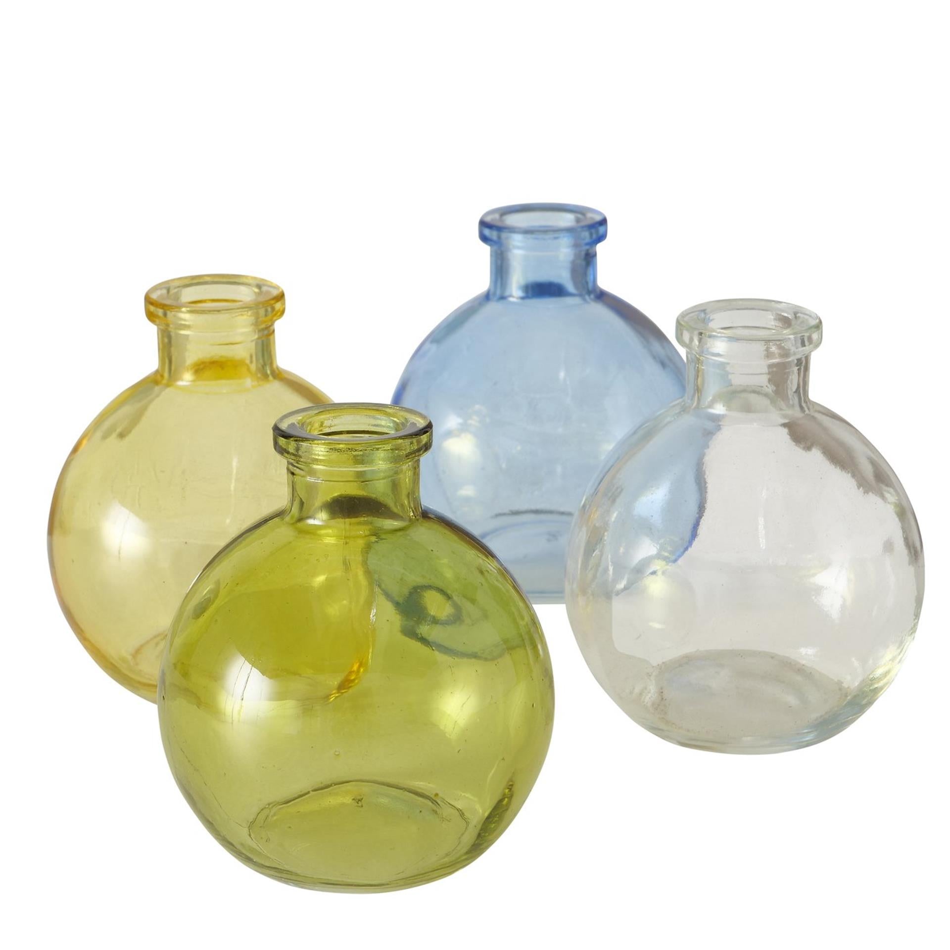 Boltze home vase coloria ensemble 4 pièces ø8xh9cm
