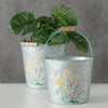 Boltze home seau floriana set a 2pcs h15 20cm