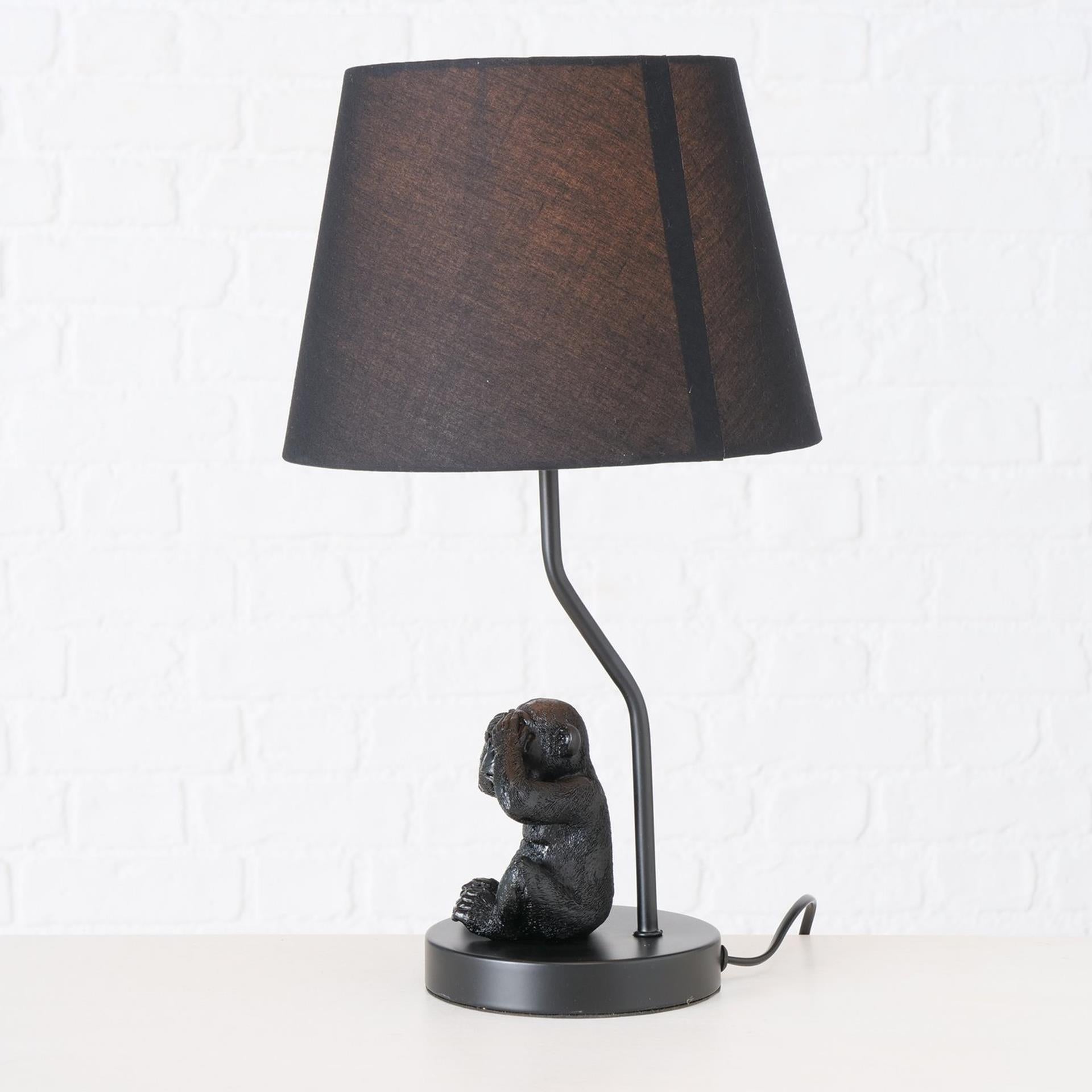 Boltze home lampe de table gnu ø25x45cm polyrésine