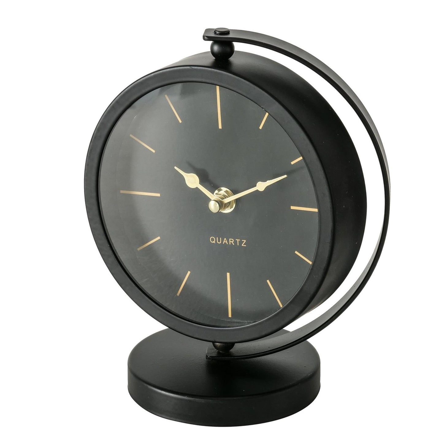 Boltze home horloge de table balia métal 16x10xh20cm