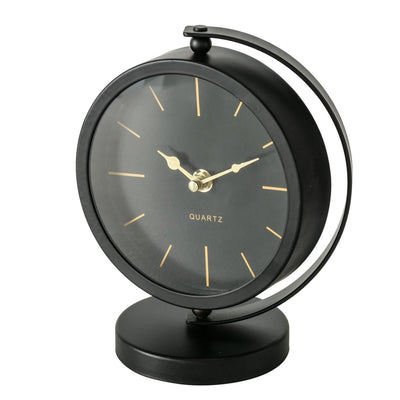 Boltze home horloge de table balia métal 16x10xh20cm
