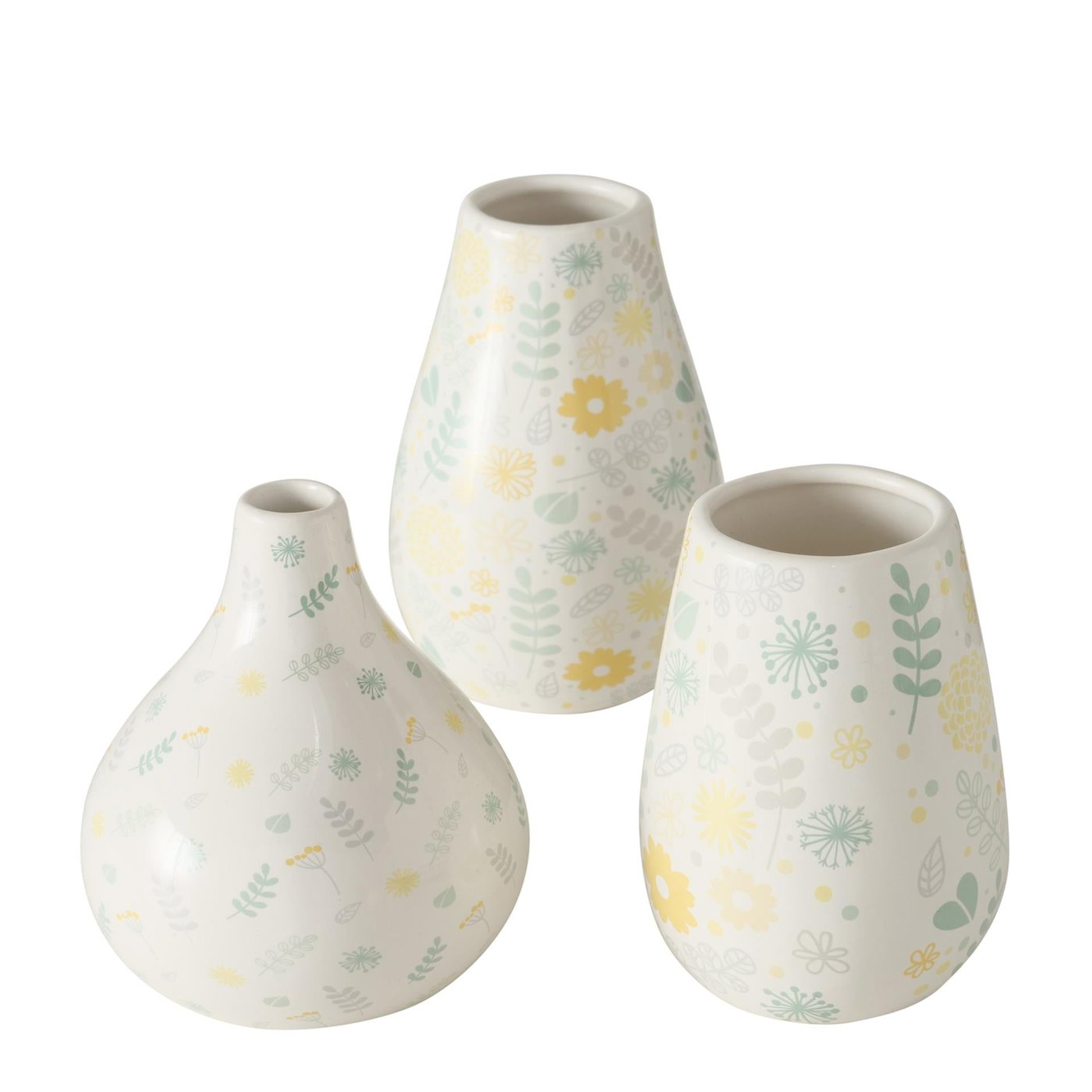 Boltze home vase linga ø8xh14 blanc