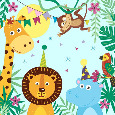 Napkins Party Animaux 33x33 cm