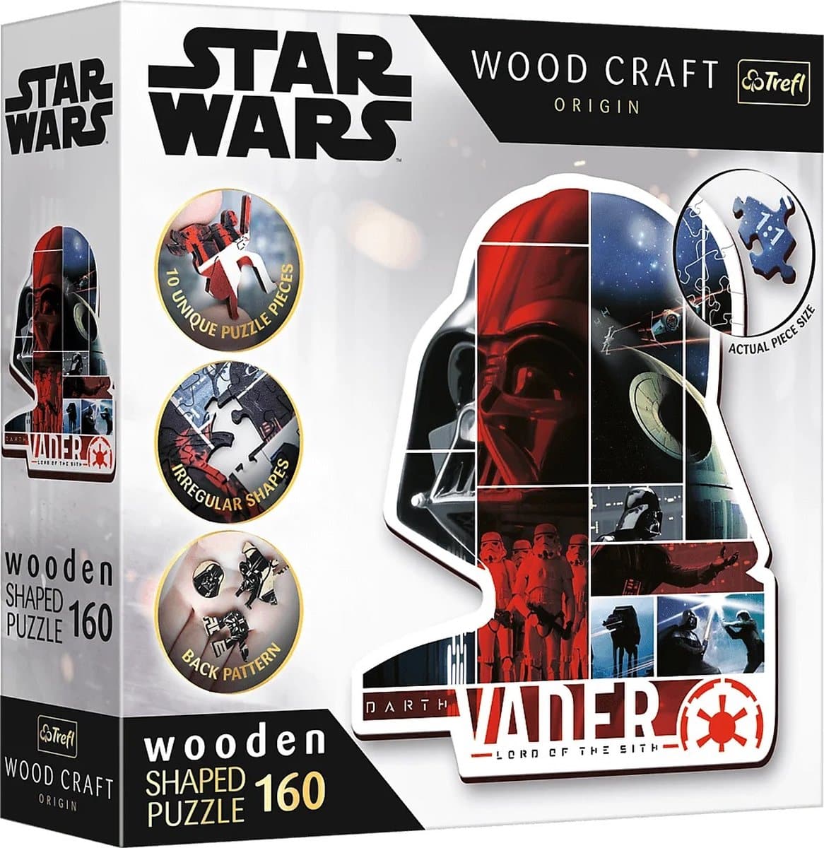 Star Wars Wooden Puzzle Dark Vader 160 pièces