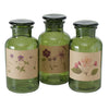 Boltze home pharmacie flacon drya ø10xh22cm vert