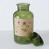 Boltze home pharmacie flacon drya ø10xh22cm vert