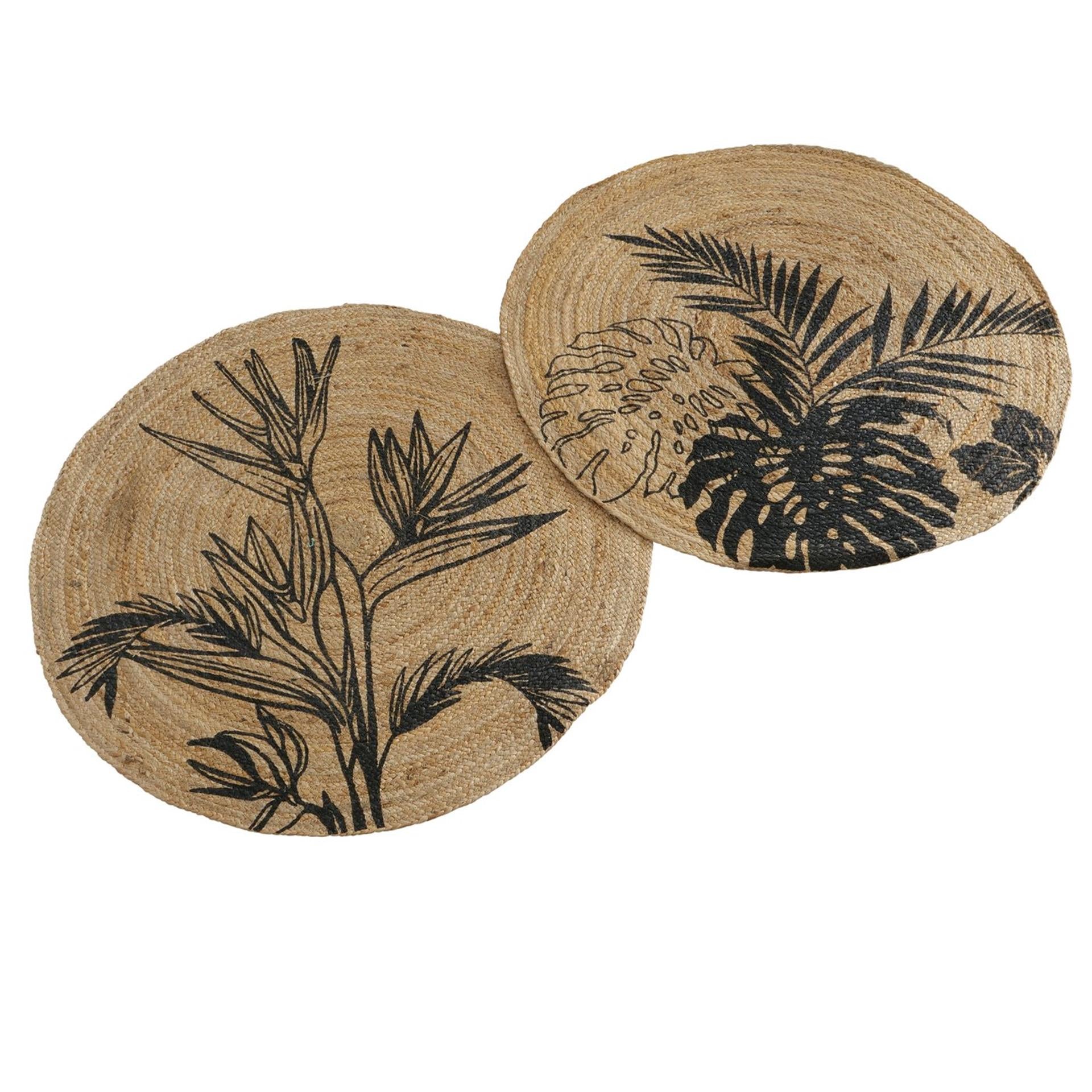 Boltze tapis de maison botanique ø92cm