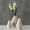 Boltze home vase stona faïence set a 3 h8 11 12cm