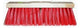 Balai municipal nylon 400mm (rouge)